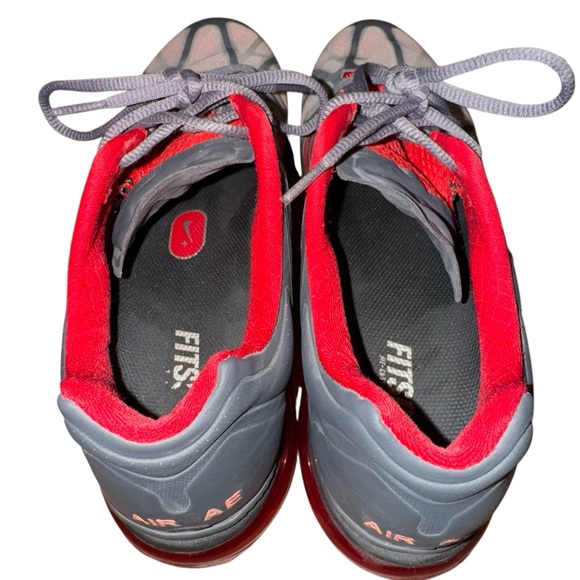 Nike Air Max Fitsole Running Shoes Women’s Size 10 Grey Red - Picture 5 of 9